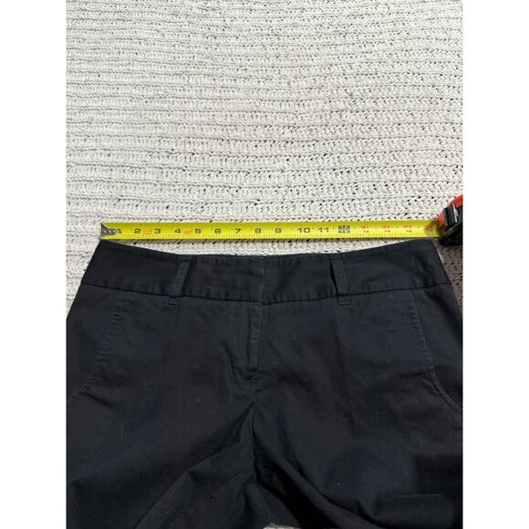 Daisy Fuentes Cropped Dress Pants Stretch Wide Leg Women's Size 4 Onyx Black - Picture 6 of 10